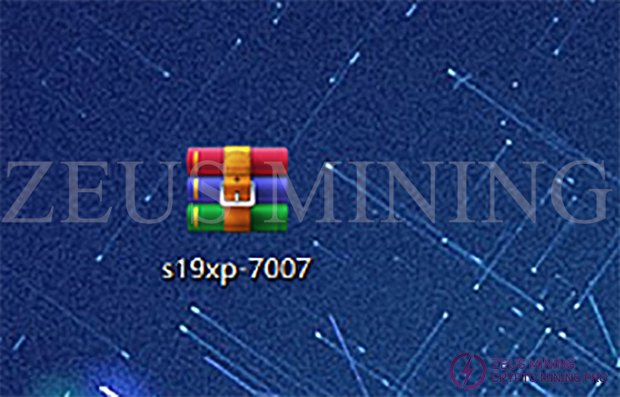 S19 XP card flashing firmware