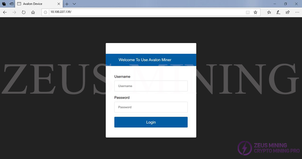 login interface login interface