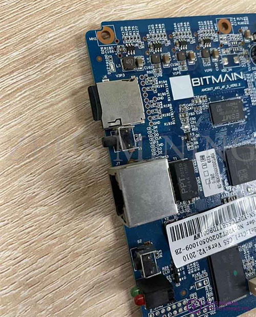 insert the TF card to control oard