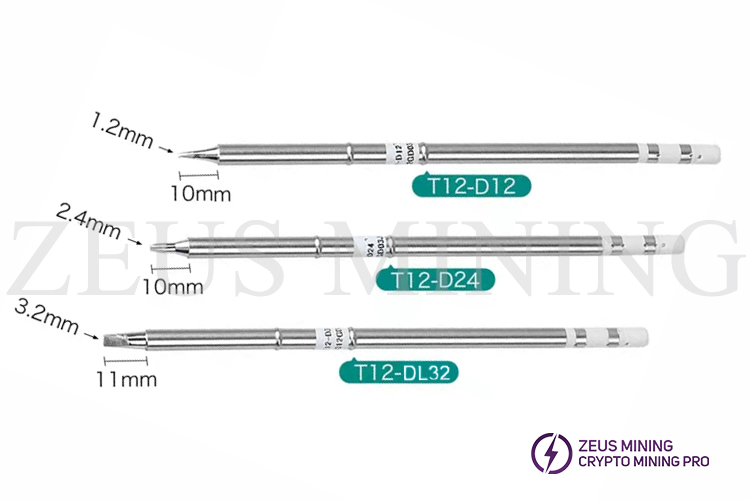 T12 Soldering Iron Tip Kit Zeus Mining