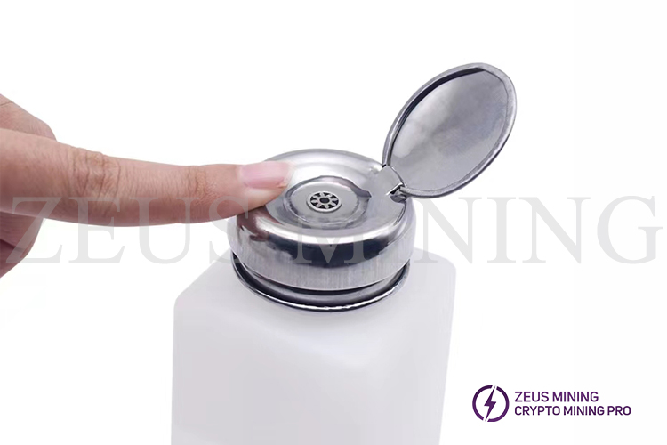 stainless liquid dispenser bottle