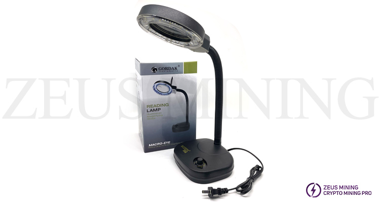 LED magnifying lamp package