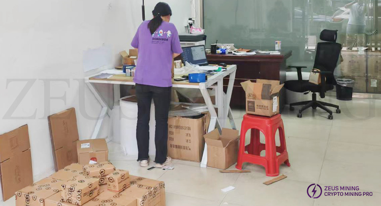 ASIC repair parts packaging