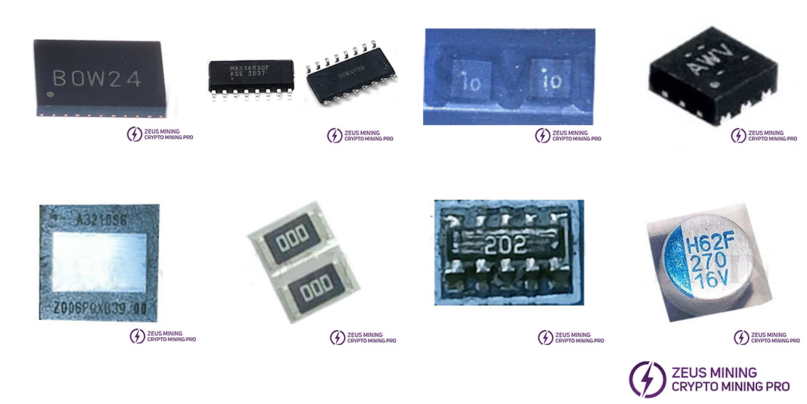 Avalon 821 hash board parts list