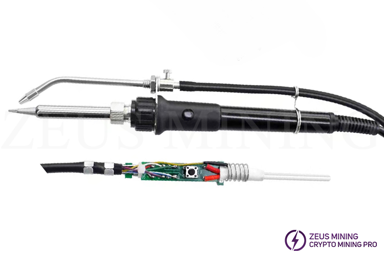 Automatic tin feeding soldering machine 376b+ Zeus Mining