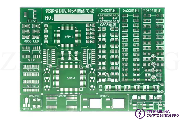 TJ-56-617 soldering practice board