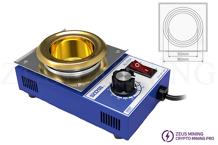 AL 350A tin melting furnace size