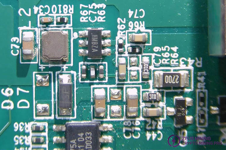 01C resistor on S19 hash board