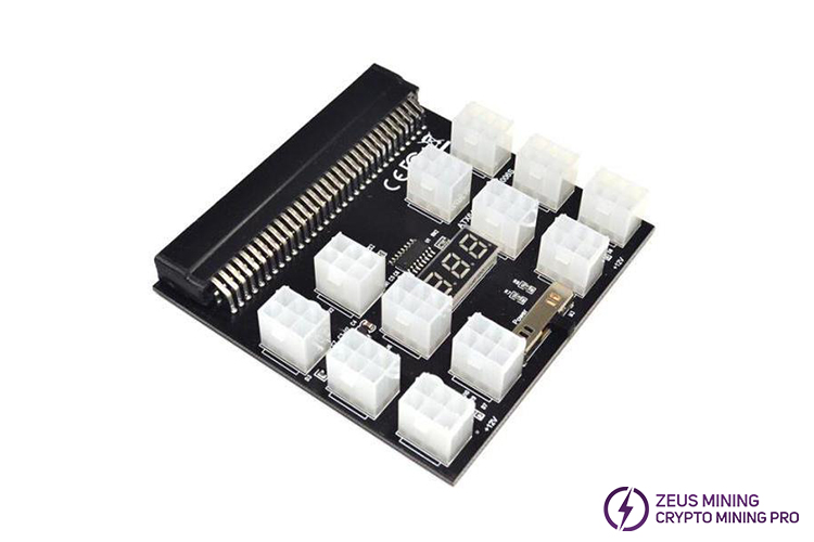 PCI-E 12x6 Pin power adapter board for sale