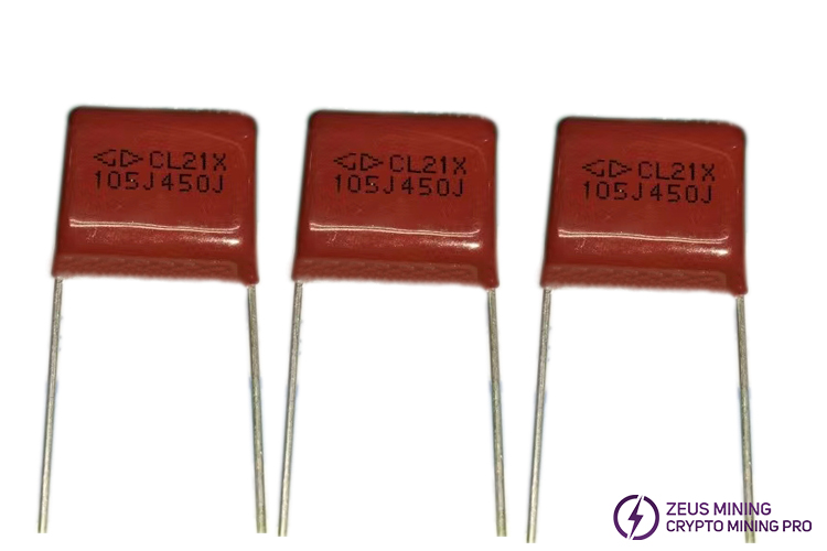 CL21X 105J450V capacitor