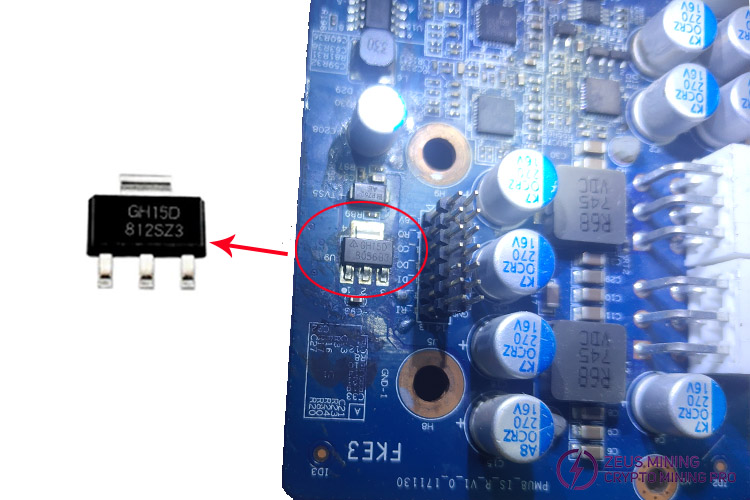 AZ1117CH-2.5TRG1 841 PMU location