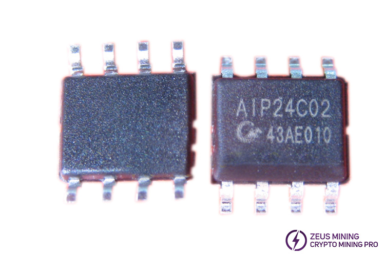 AIP24C02 EEPROM chip