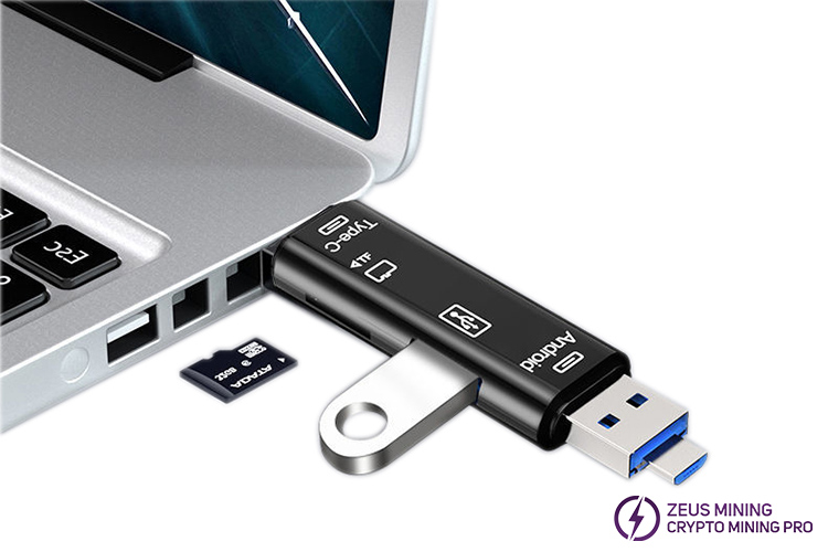 Universal 5in1 OTG Card Reader Zeus Mining