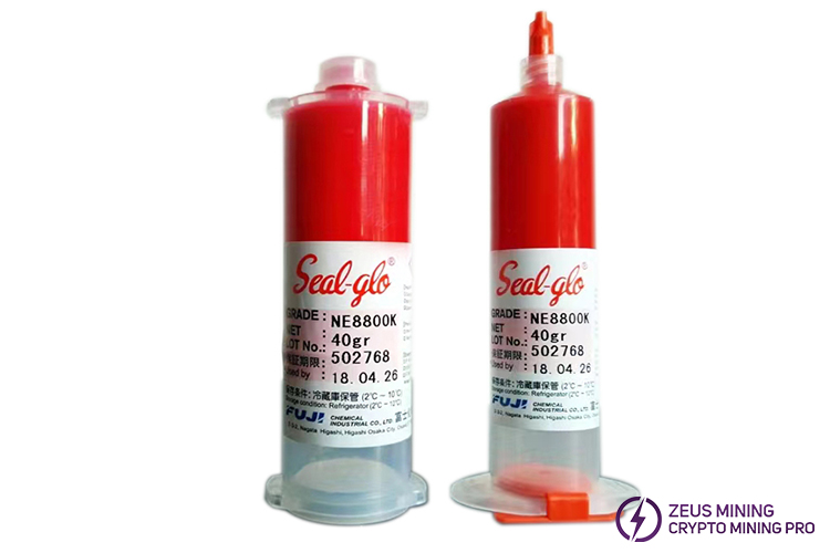 stencil printing SMT red glue