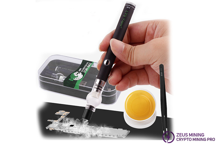 Rosin atomizer pen application