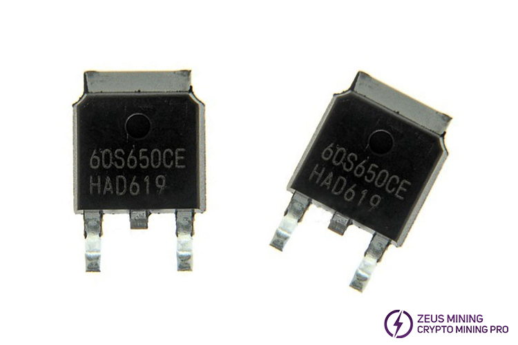 60S650CE marking MOSFET