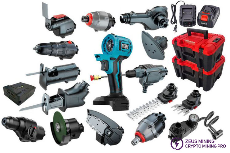 21V cordless power drill kit