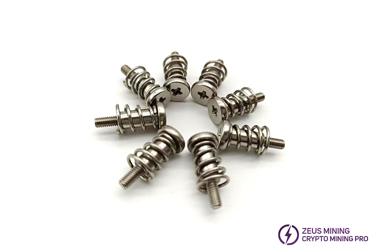 S19 series heatsink spring screws Zeus Mining
