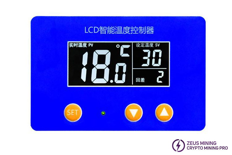 ASIC oil cooling temperature controller temperature choose