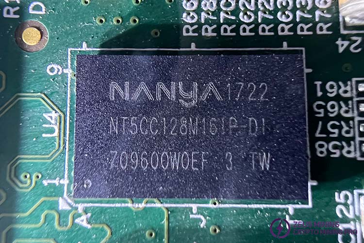 NT5CC128M16IP-DI on S9 control board