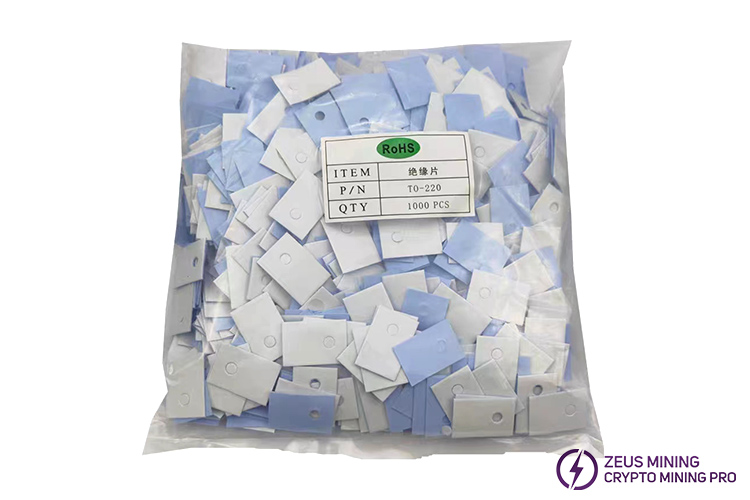 TO-220 silicone cooling pad