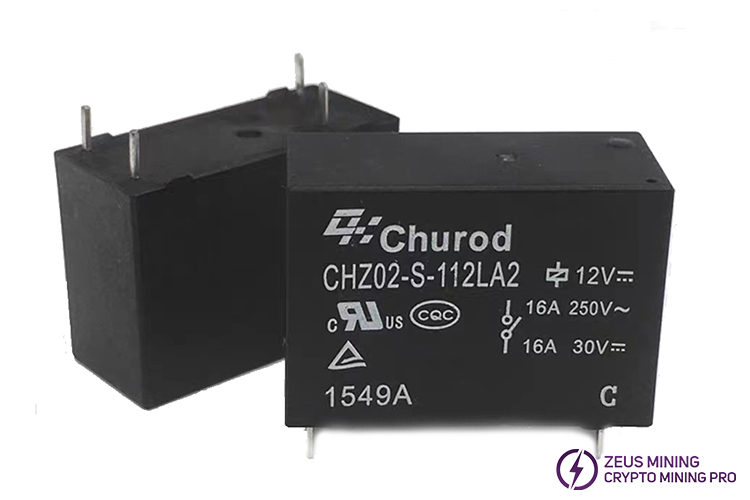 CHZ02-S-112LA2 power relay for Whatsminer PSU