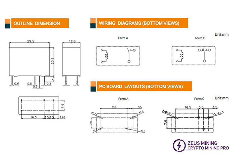 CHZ02-S-112LA2 power relays