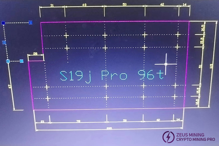 S19j Pro 96t liquid cooling plate