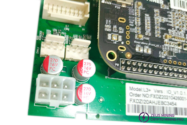 control board power connector 6P