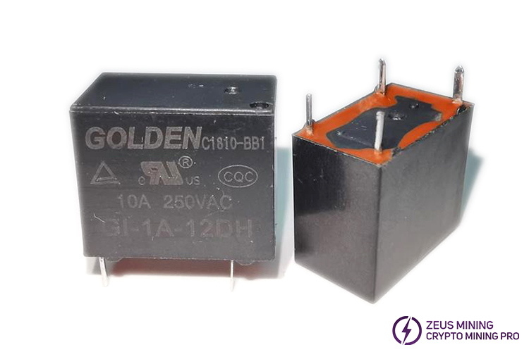 Golden Relay GI-1A-12DH 10A 12V