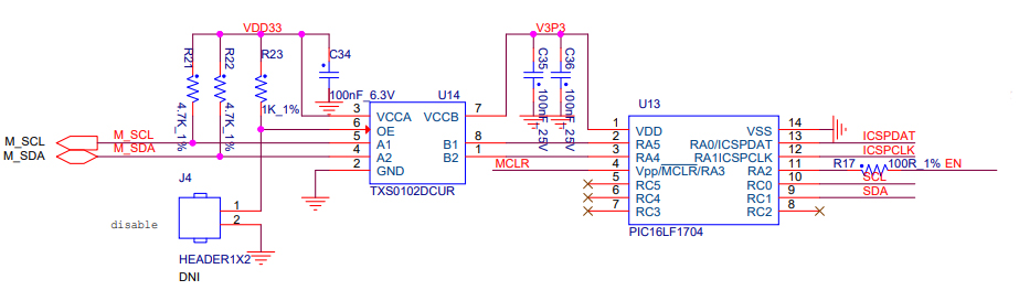 E9 hash board PIC circuit