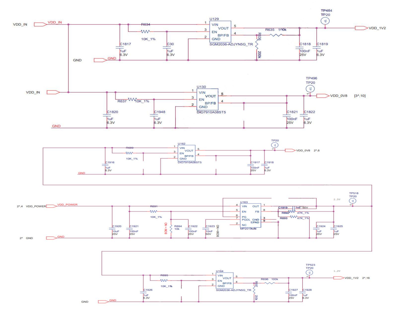 S19xp LDO circuit schematic