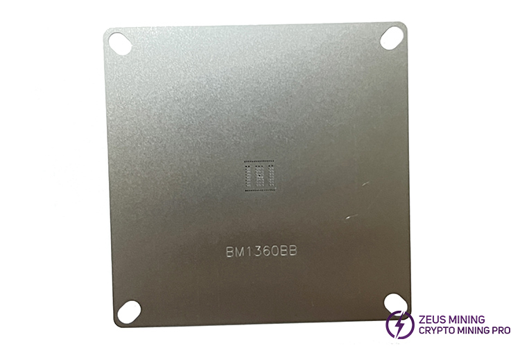 BM1360BB chip stencil template
