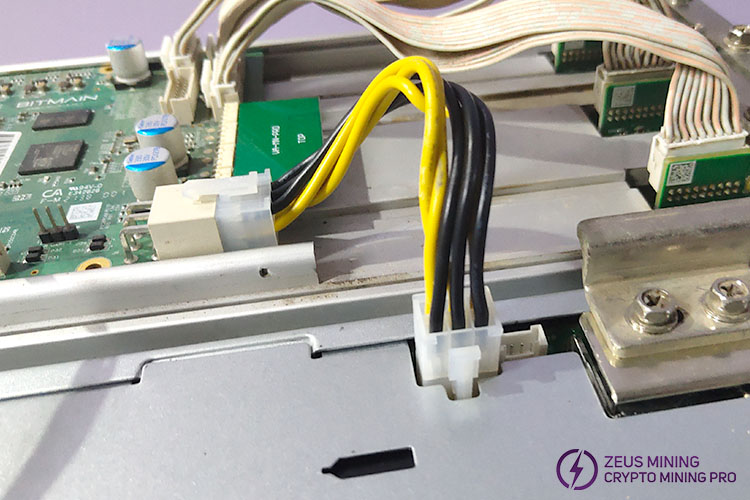 control board and PSU voltage regulator cable