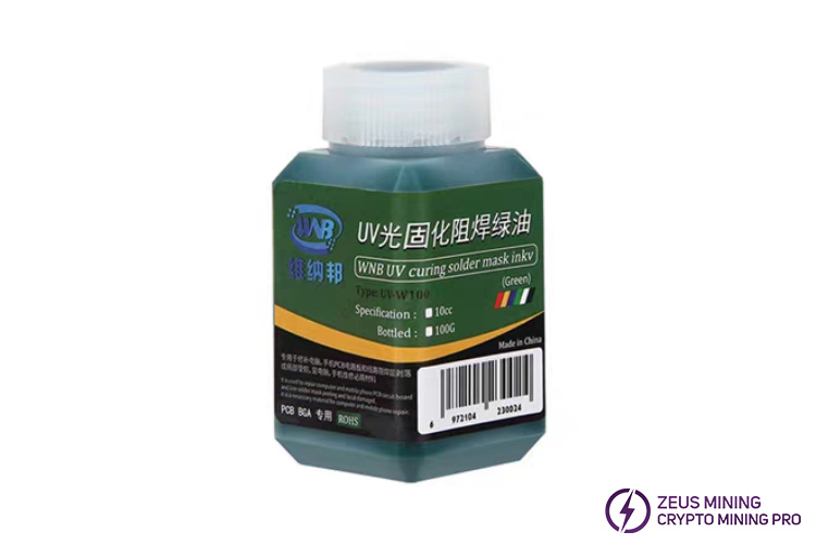 Mobile phone repair green oil curing Mobile phone repair green oil curing