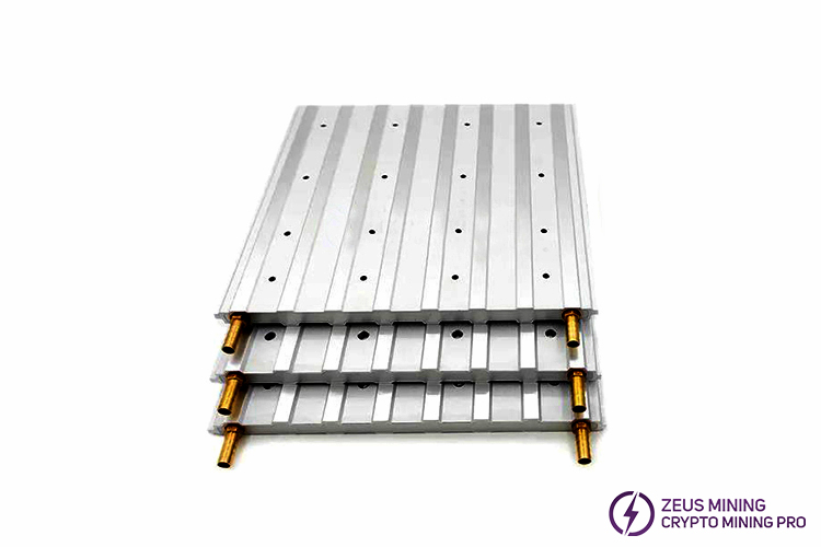 Antminer S19i integrated water cooling plate kit Zeus Mining