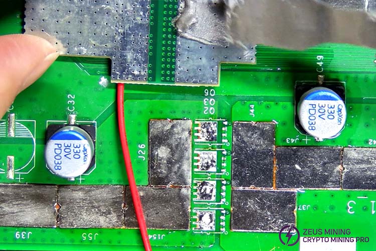 apply paste to 9003IB board