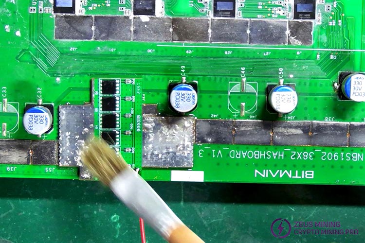 clean the 9003IB board after welding