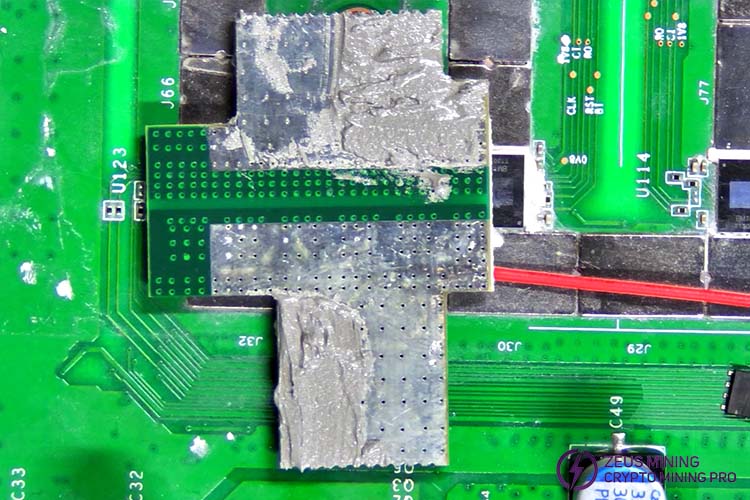 apply solder paste to the 9003IB board
