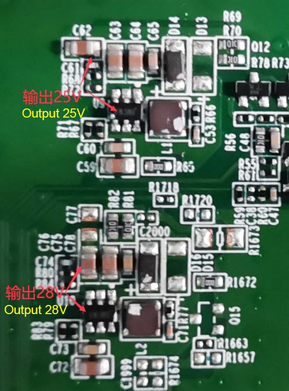 S19 Pro+ Hyd boost circuit output