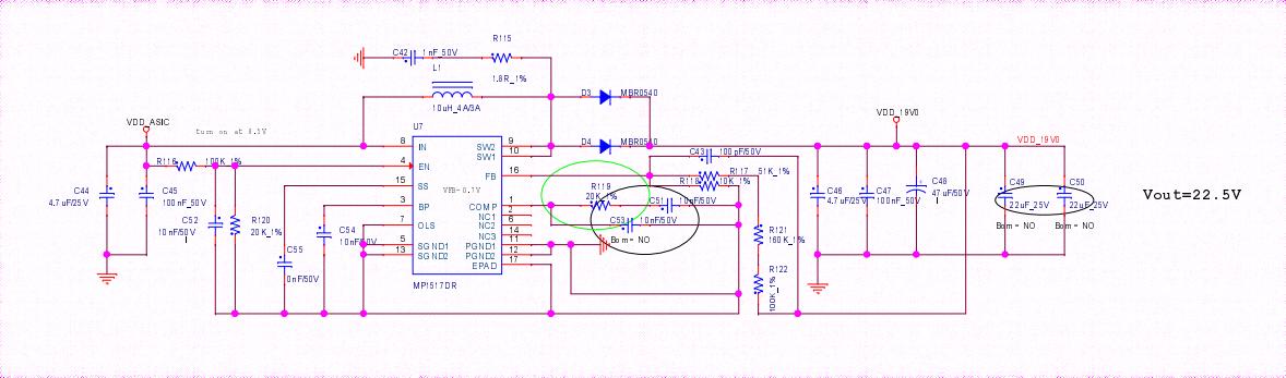 Antminer HS3 boost circuit diagram