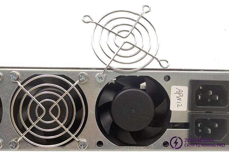 Antminer PSU fan installation diagram