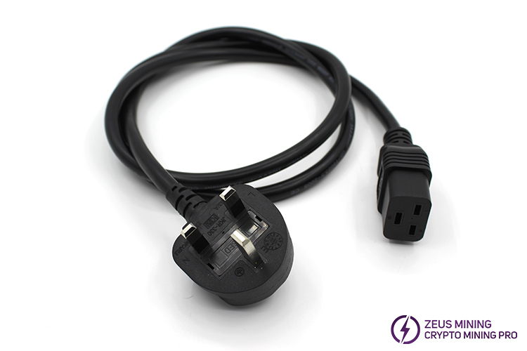 power cord C19 power cable for Whatsminer