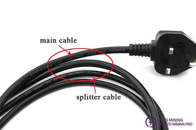 16A power cord cable for Bitmain Antminer L7