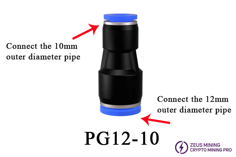 PG12-10 water cooling tube connector