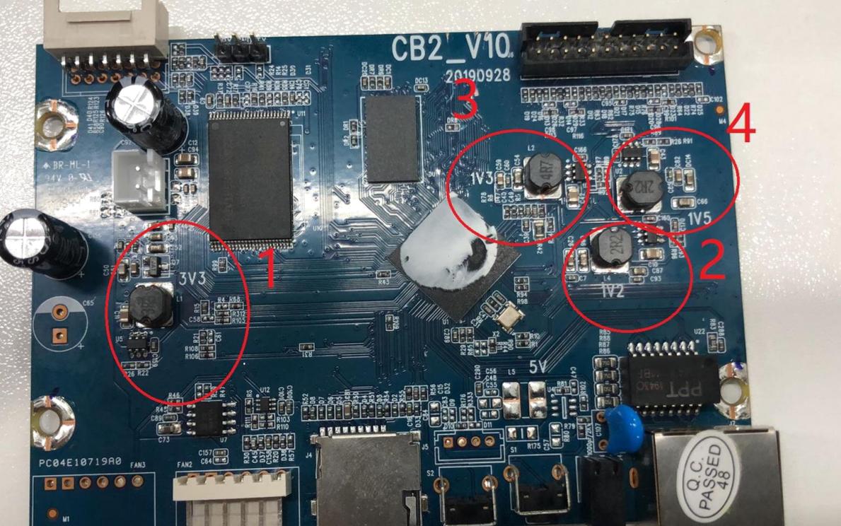 Whatsminer CB2 V10 control board power Whatsminer CB2 V10 control board power