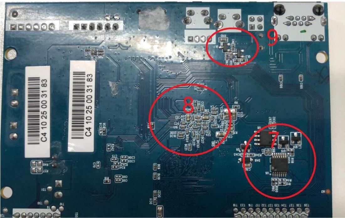 CB2_V10 control board voltage test point CB2_V10 control board voltage test point