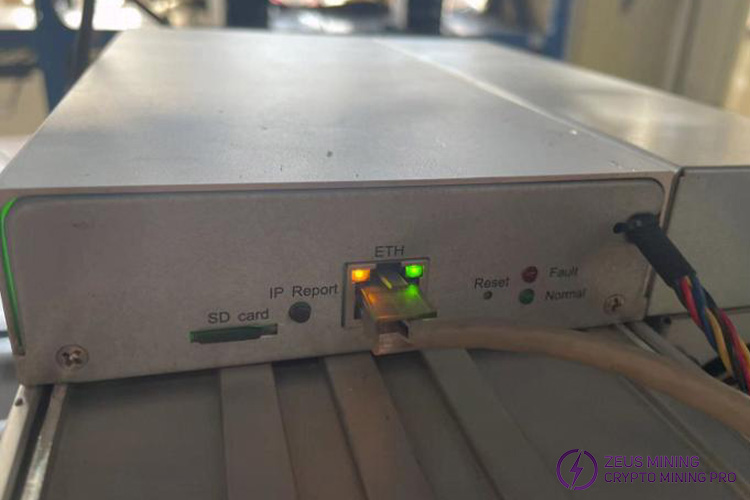 Antminer D9 indicator light