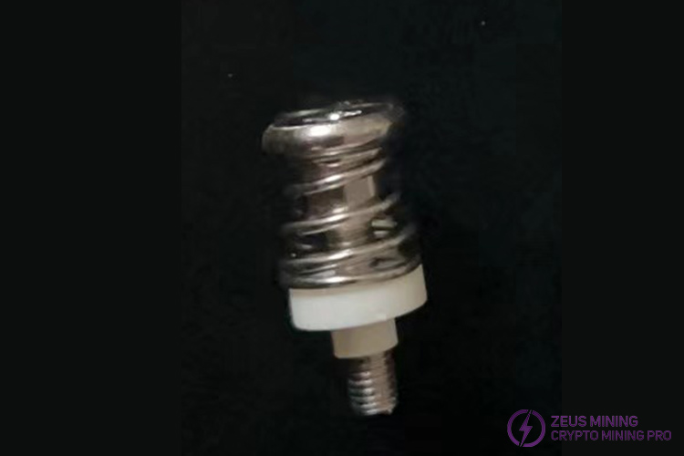 spring screw with washer