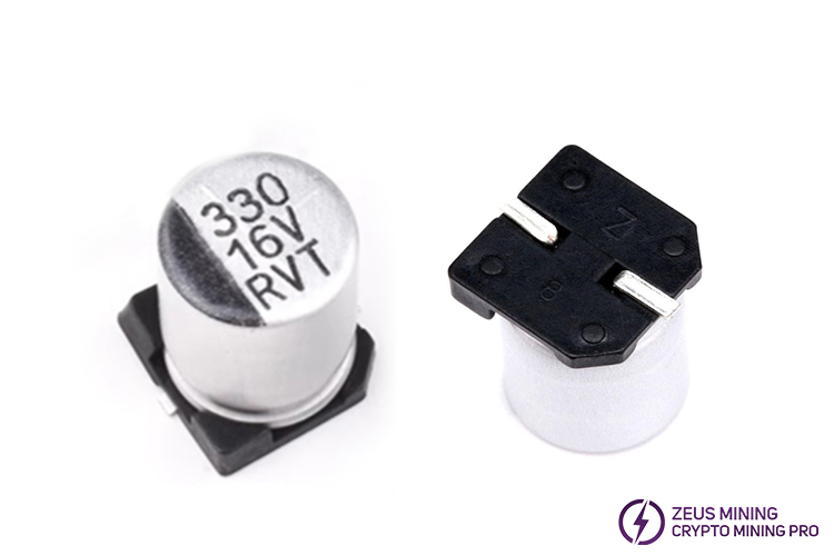 electrolytic capacitor 330uF 16V SMD